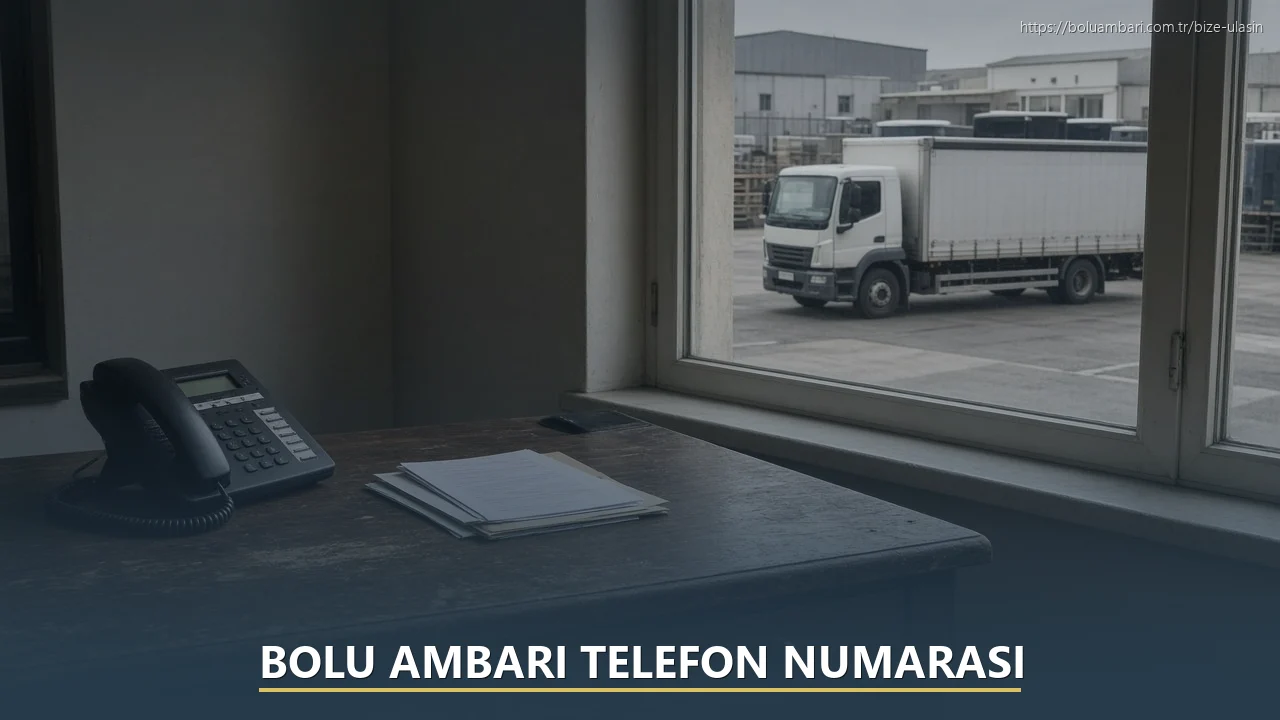 Bolu Ambarı Telefon Numarası